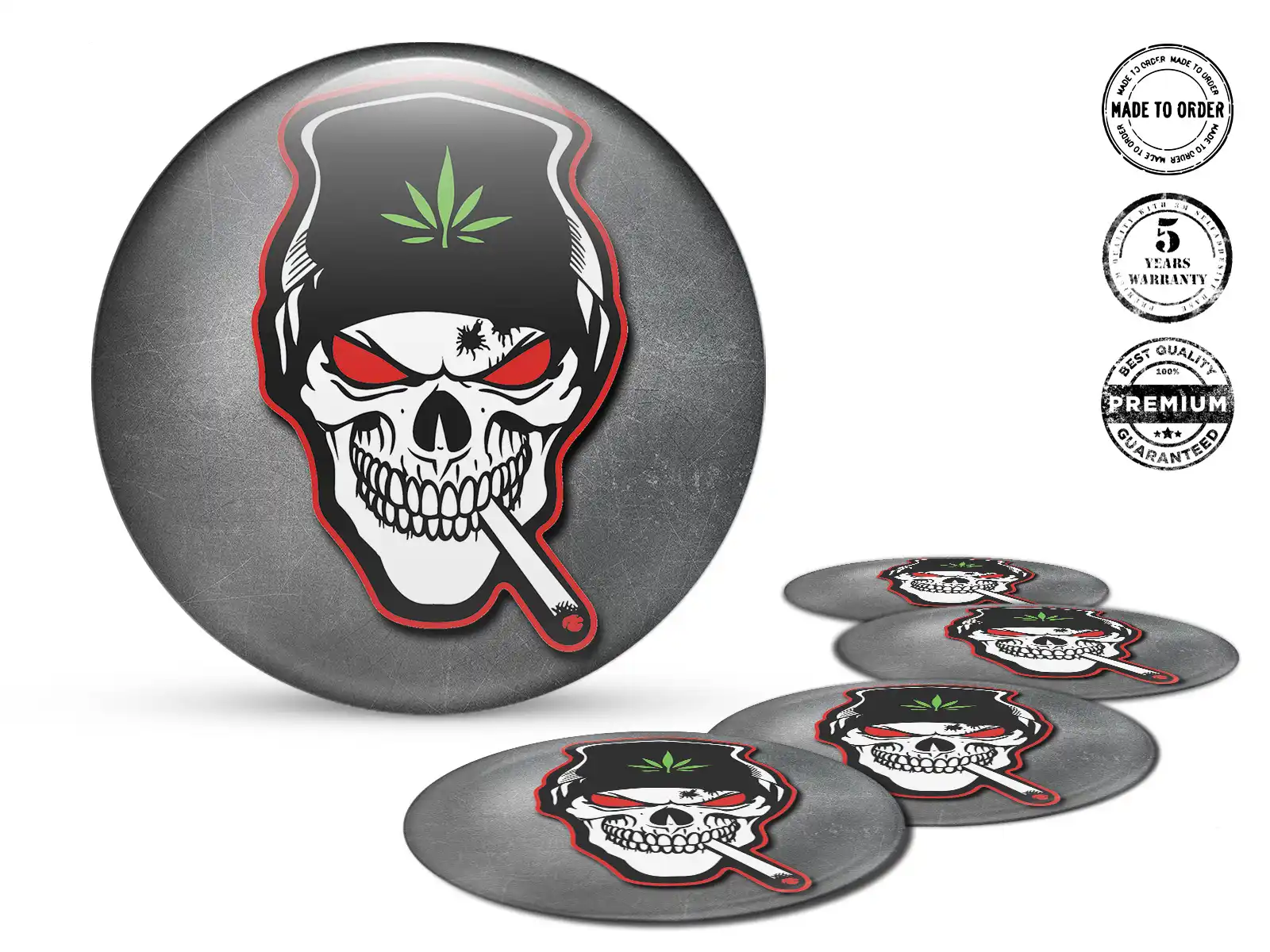 Emblèmes Roue Édition Premium Badges Dôme Tuning